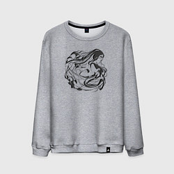 Мужской свитшот Неземная абстрактная форма