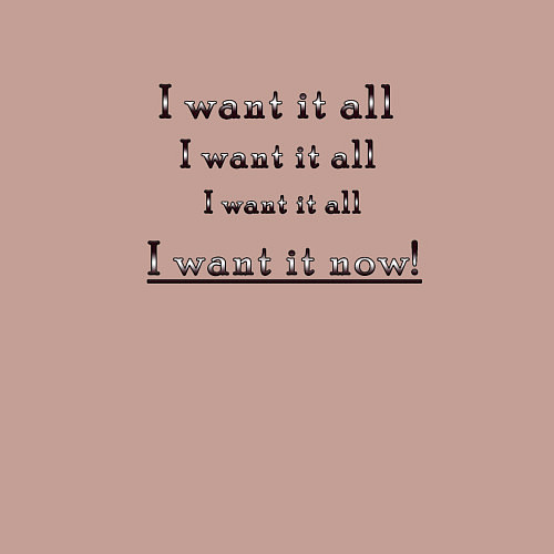 Мужской свитшот I want it all / Пыльно-розовый – фото 3