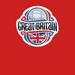 Свитшот хлопковый мужской Great Britain, цвет: красный — фото 2