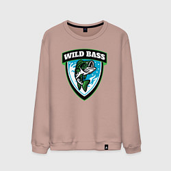Мужской свитшот Wild bass fishing
