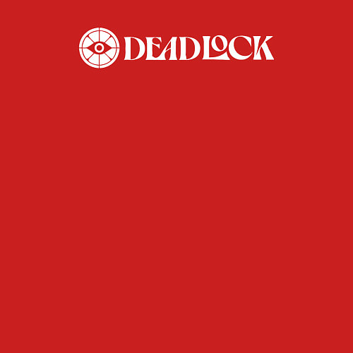 Мужской свитшот Deadlock white logo / Красный – фото 3