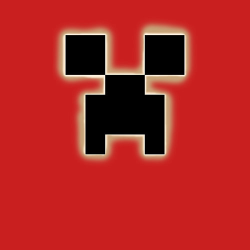 Мужской свитшот Логотип игры Майнкрафт / Красный – фото 3