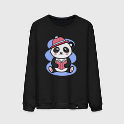 Мужской свитшот Панда с книжкой