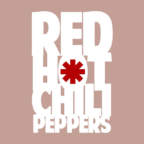 Мужской свитшот RHCP - title and logo / Пыльно-розовый – фото 3