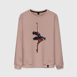 Мужской свитшот Балерина в прыжке - Арабеск