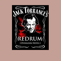 Свитшот хлопковый мужской Jack Torrance, цвет: пыльно-розовый — фото 2