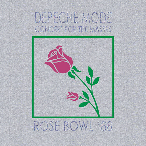 Мужской свитшот Depeche Mode - Rose Bowl 88 / Меланж – фото 3