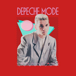 Свитшот хлопковый мужской Depeche Mode 80s Dave, цвет: красный — фото 2