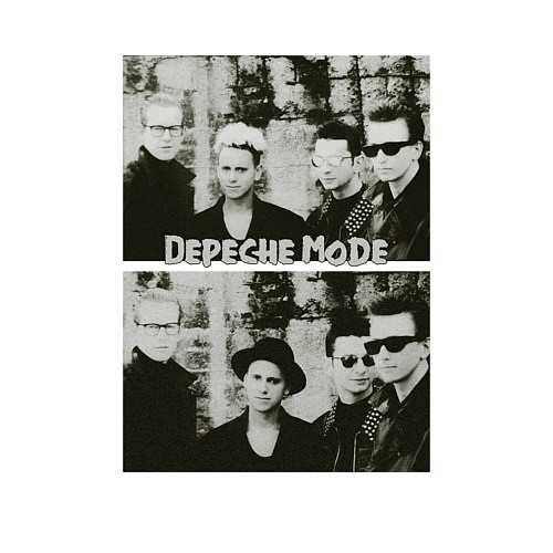 Мужской свитшот Depeche Mode2 / Белый – фото 3