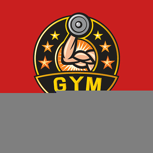 Мужской свитшот Gym stars / Красный – фото 3