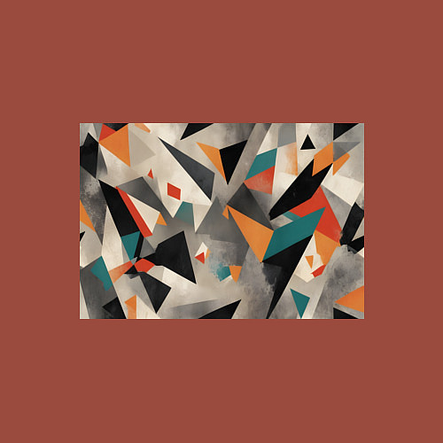 Мужской свитшот Отголоски конструктивизма / Кирпичный – фото 3