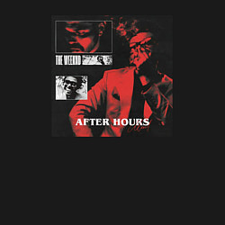 Свитшот хлопковый мужской After hours the weeknd, цвет: черный — фото 2