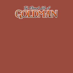 Свитшот хлопковый мужской The eternal life of goldman logotype, цвет: кирпичный — фото 2