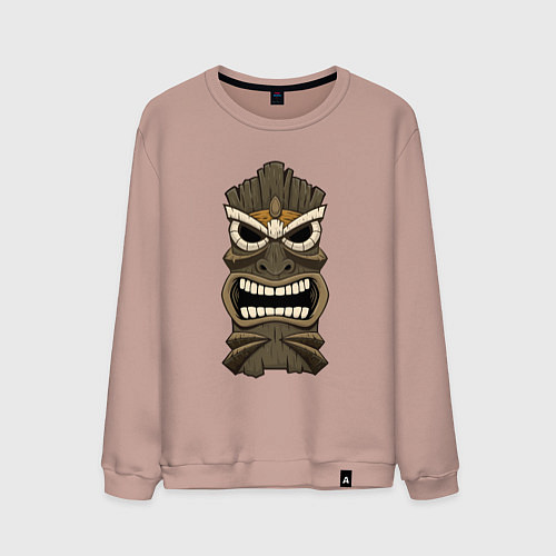 Мужской свитшот Тики Африка / Пыльно-розовый – фото 1