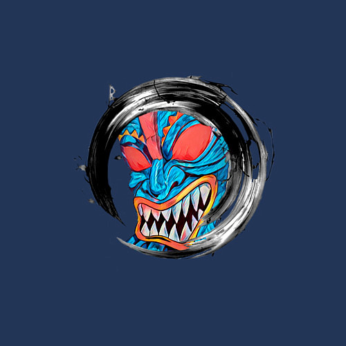 Мужской свитшот Идол / Тёмно-синий – фото 3