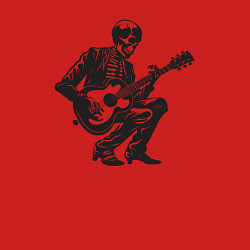 Свитшот хлопковый мужской Мёртвая рок звезда, цвет: красный — фото 2