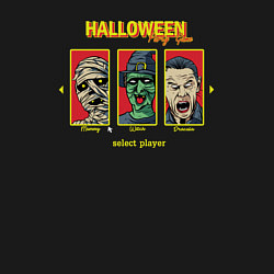 Свитшот хлопковый мужской Halloween players, цвет: черный — фото 2