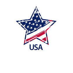 Свитшот хлопковый мужской Star - USA, цвет: белый — фото 2