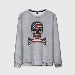 Мужской свитшот Skull USA