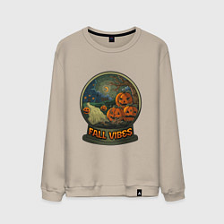 Мужской свитшот Стеклянный шар fall vibes