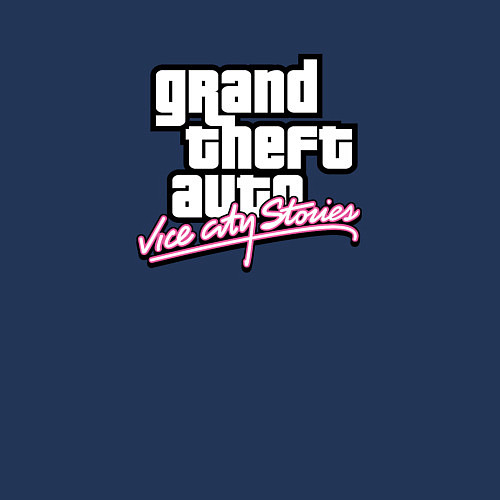 Мужской свитшот GTA vice city stories game / Тёмно-синий – фото 3