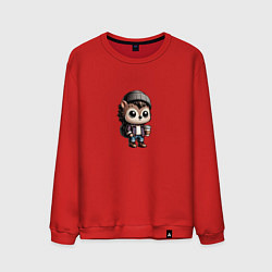 Мужской свитшот Ежик-хипстер