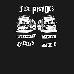 Свитшот хлопковый мужской Sex Pistols pretty vacant, цвет: черный — фото 2