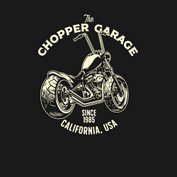 Свитшот хлопковый мужской Chopper garage, цвет: черный — фото 2
