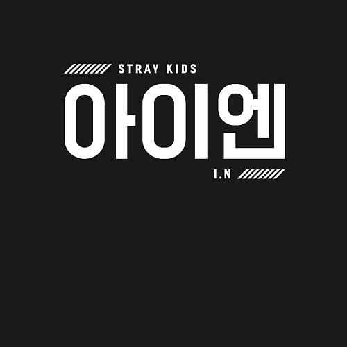 Мужской свитшот Айен stray kids / Черный – фото 3