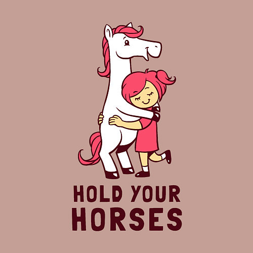 Мужской свитшот Держи свою лошадку / Пыльно-розовый – фото 3