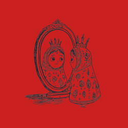 Свитшот хлопковый мужской Принцесса в раздумьях, цвет: красный — фото 2