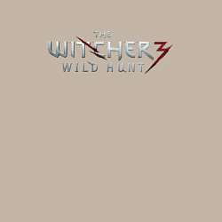 Свитшот хлопковый мужской The Witcher 3 logo, цвет: миндальный — фото 2