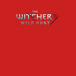 Свитшот хлопковый мужской The Witcher 3 logo, цвет: красный — фото 2