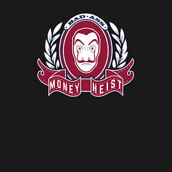 Свитшот хлопковый мужской Money heist bad ass, цвет: черный — фото 2