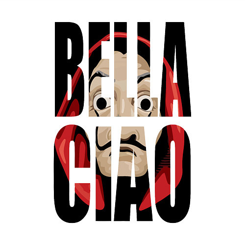 Мужской свитшот Бумажный дом - белла чао / Белый – фото 3