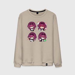 Мужской свитшот Кафка стикеры