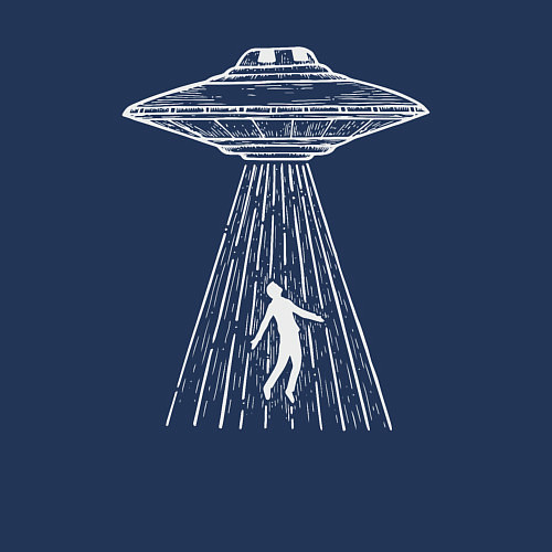 Мужской свитшот Похищение человека / Тёмно-синий – фото 3