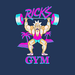 Свитшот хлопковый мужской Ricks GYM, цвет: тёмно-синий — фото 2