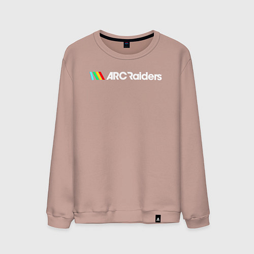 Мужской свитшот Arc raiders logotype / Пыльно-розовый – фото 1