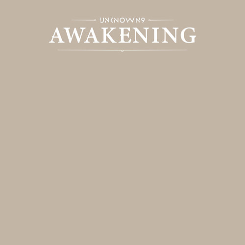 Мужской свитшот Unknown 9 awakening logo / Миндальный – фото 3