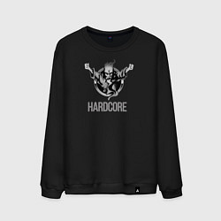 Мужской свитшот Hardcore will never die