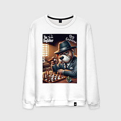 Мужской свитшот Партия в шахматы с крёстным отцом