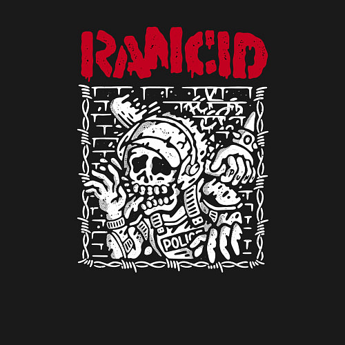 Мужской свитшот Rancid punk rock / Черный – фото 3