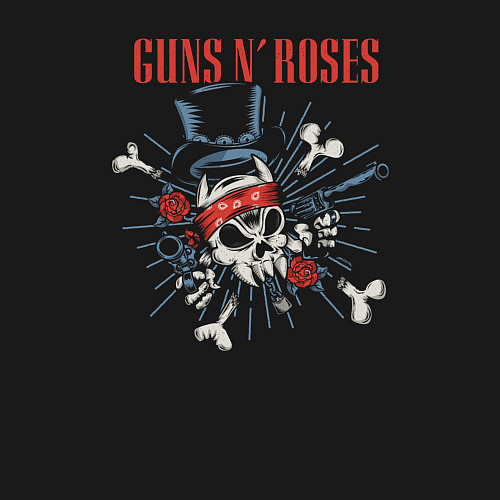 Мужской свитшот Guns N Roses band / Черный – фото 3