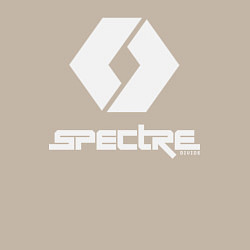 Свитшот хлопковый мужской Spectre divide logo, цвет: миндальный — фото 2