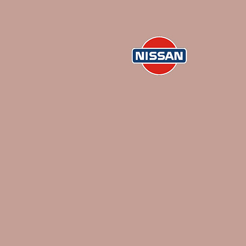 Мужской свитшот Nissan logo auto steel / Пыльно-розовый – фото 3