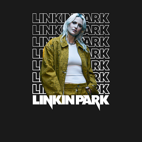Мужской свитшот Linkin Park Emily Armstrong / Черный – фото 3