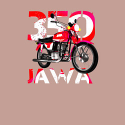 Свитшот хлопковый мужской Ява 350 мечта детства, цвет: пыльно-розовый — фото 2