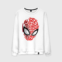 Мужской свитшот Spider-Man text