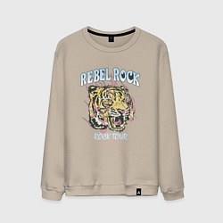 Мужской свитшот Мятежный рок